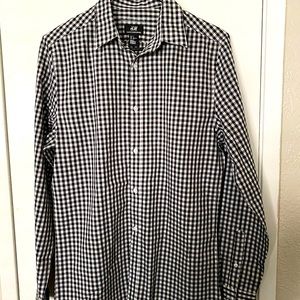Men’s Small H&M slim fit checkered dress shirt